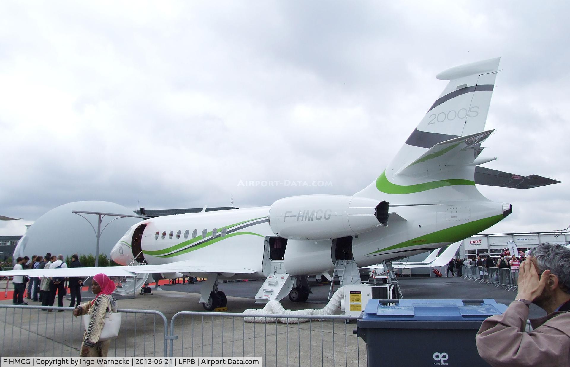 F-HMCG, 2013 Dassault Falcon 2000S C/N 703, Dassault Falcon 2000S at the Aerosalon 2013, Paris