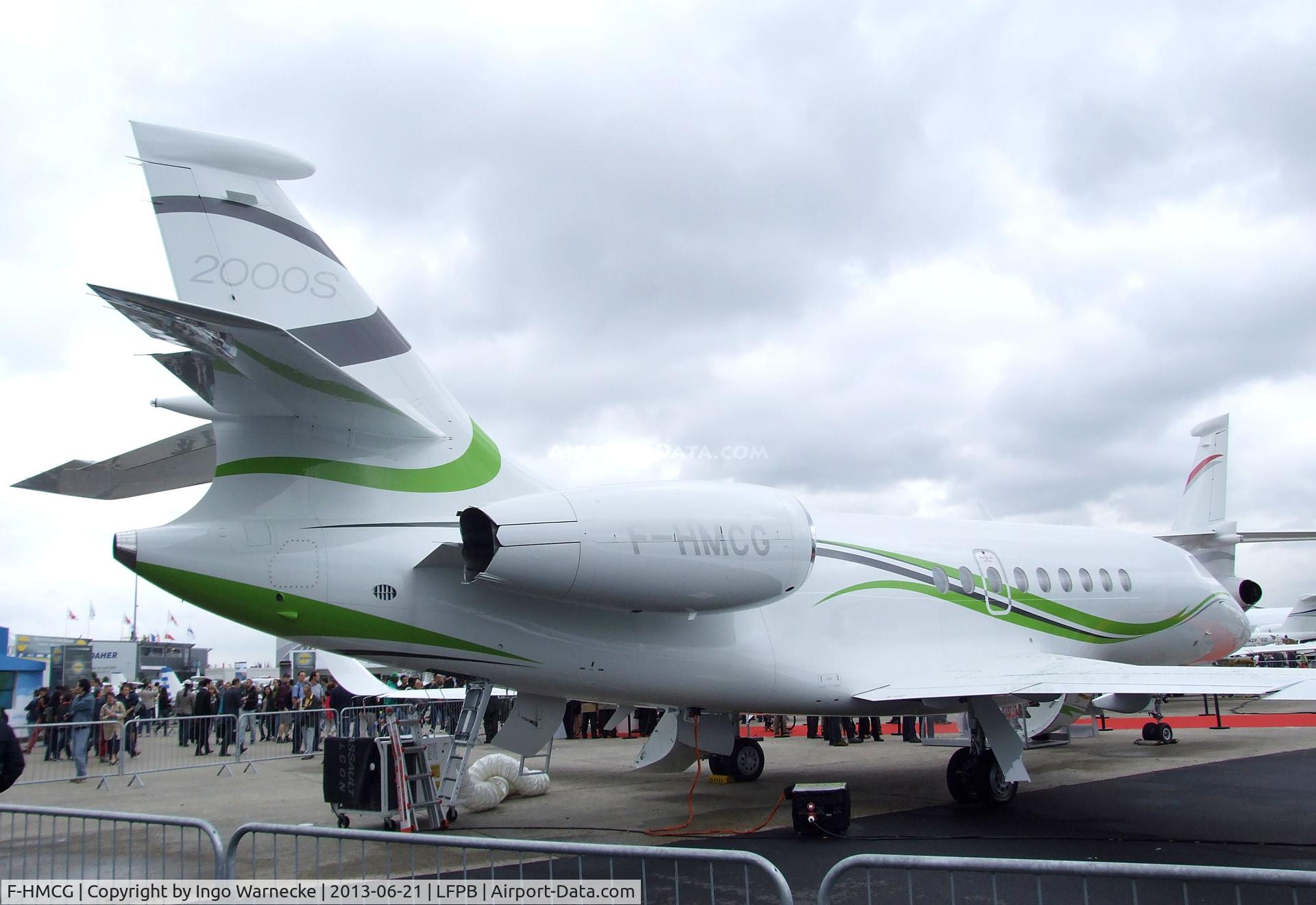 F-HMCG, 2013 Dassault Falcon 2000S C/N 703, Dassault Falcon 2000S at the Aerosalon 2013, Paris