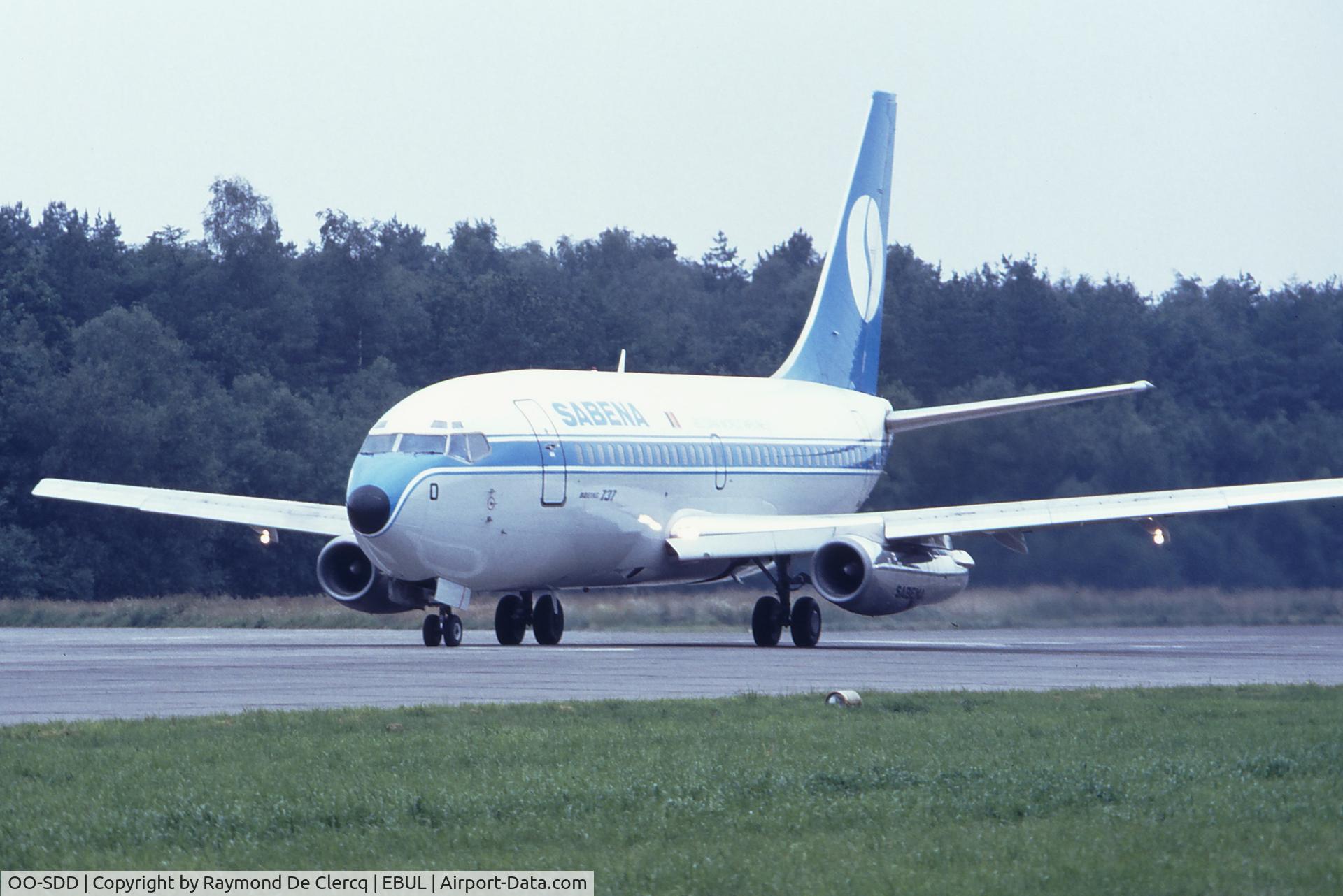 OO-SDD, 1974 Boeing 737-229 C/N 20910, Airshow Ursel  in July 1991