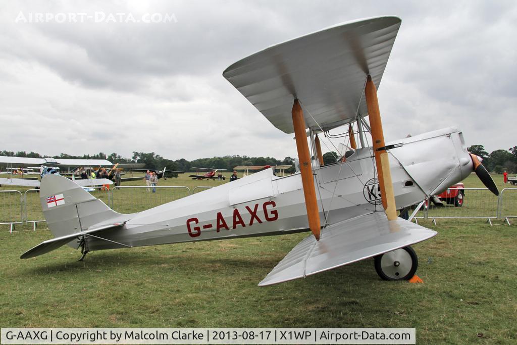 G-AAXG, 1930 De Havilland DH.60M Moth C/N 1542, De Havilland DH.60M Moth at The De Havilland Moth Club's 28th International Moth Rally at Woburn Abbey. August 2013.