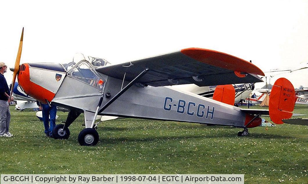 G-BCGH, 1950 Nord NC-854S C/N 122, Nord NC.854S [122] Cranfield~G 04/07/1998