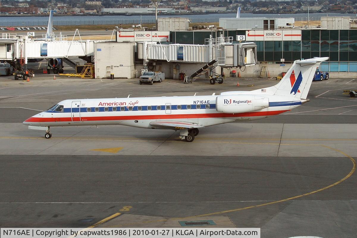 N716AE, 2000 Embraer ERJ-135LR (EMB-135LR) C/N 145264, E135 @ LGA