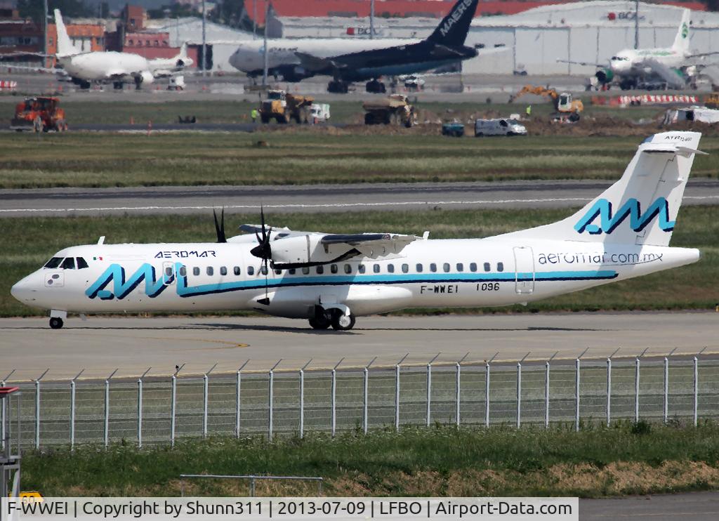 F-WWEI, 2013 ATR 72-600 C/N 1096, C/n 1096 - To be XA-MKH