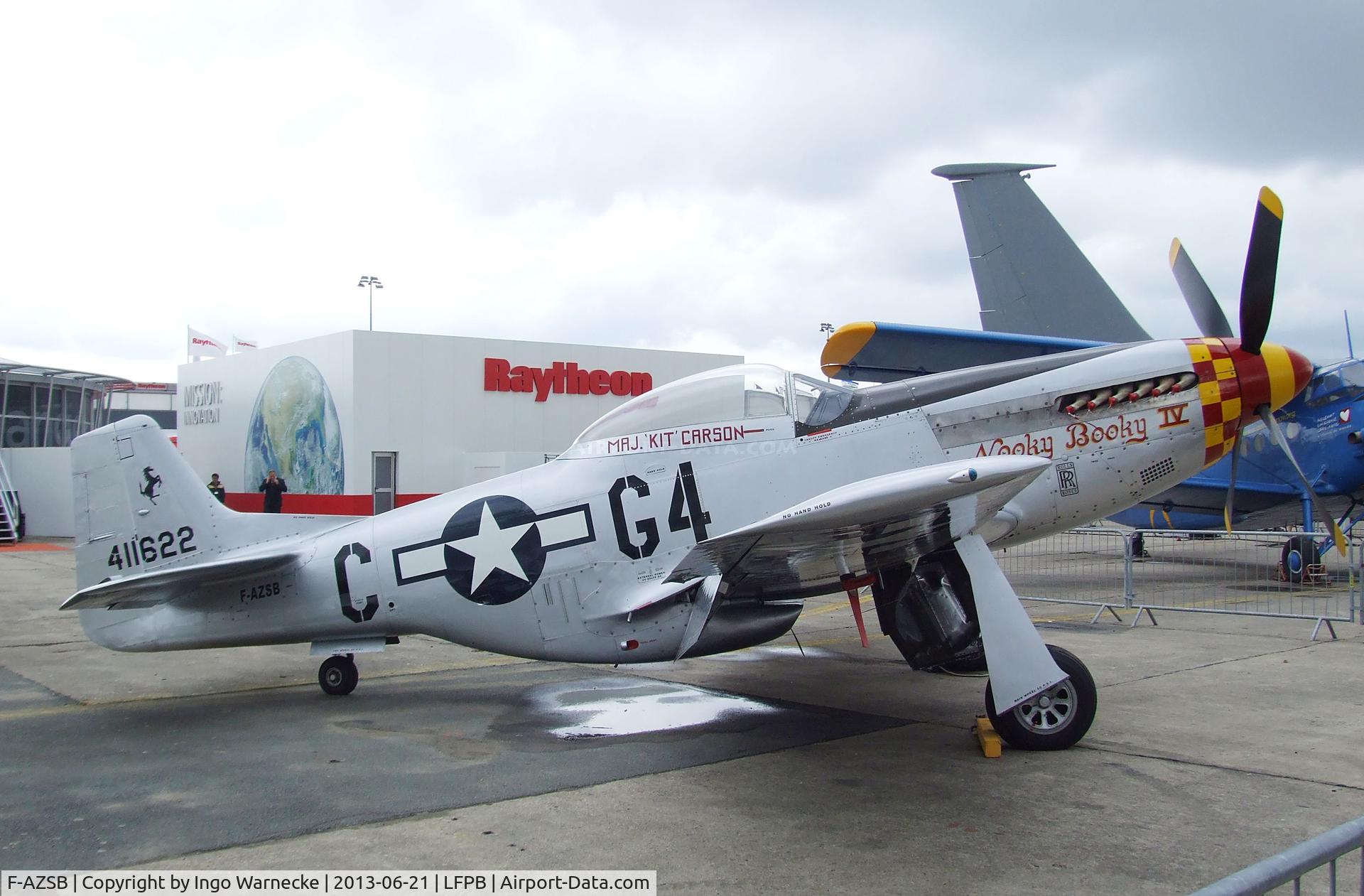 F-AZSB, 1944 North American P-51D Mustang C/N 122-40967, North American P-51D Mustang at the Aerosalon 2013, Paris