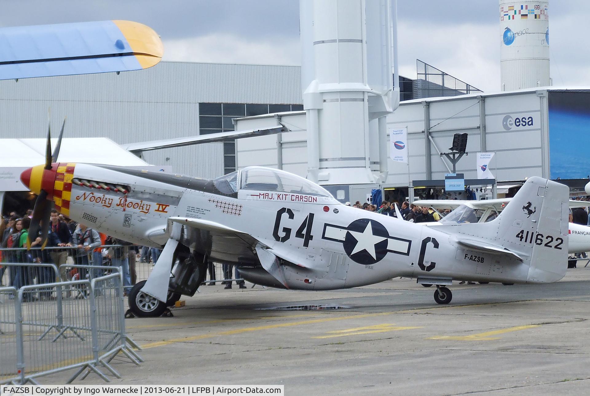 F-AZSB, 1944 North American P-51D Mustang C/N 122-40967, North American P-51D Mustang at the Aerosalon 2013, Paris