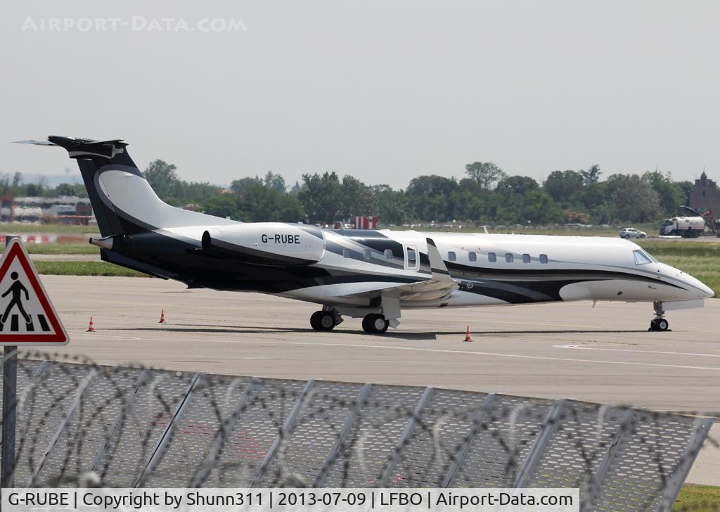 G-RUBE, 2009 Embraer EMB-135BJ Legacy C/N 14501100, Parked at the General Aviation area...
