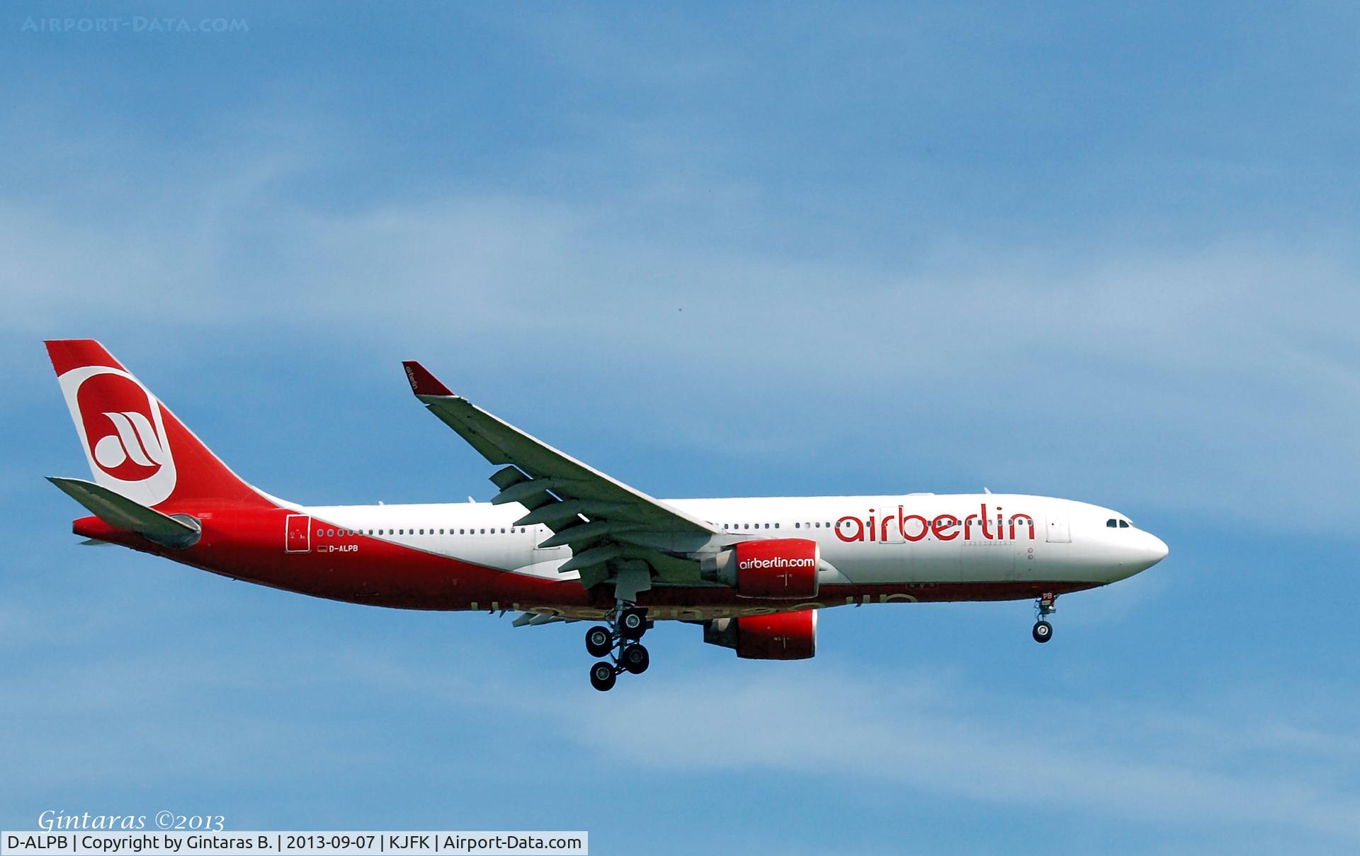 D-ALPB, 2001 Airbus A330-223 C/N 432, Going to a landing @ JFK