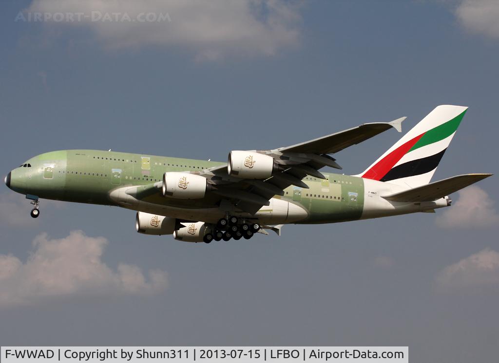 F-WWAD, 2013 Airbus A380-861 C/N 139, C/n 0140