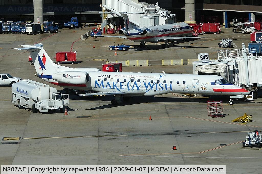 N807AE, 2001 Embraer ERJ-140LR (EMB-135KL) C/N 145506, Make A Wish
