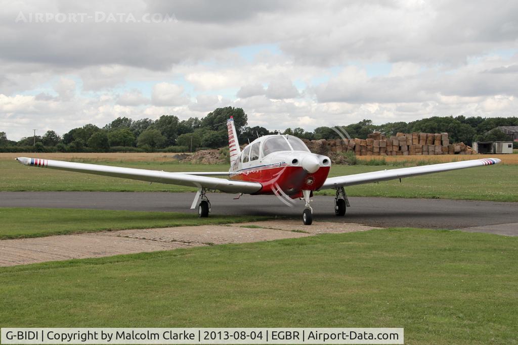 G-BIDI, 1978 Piper PA-28R-201 Cherokee Arrow III C/N 28R-7837135, Piper PA-28R-201 Cherokee Arrow at The Summer Madness Fly-In. The Real Aeroplane Company, Breighton Airfield, August 2013.