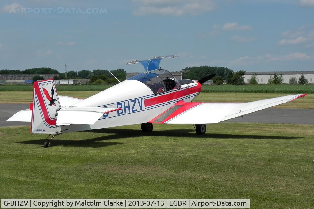 G-BHZV, 1965 Jodel D-120A C/N 278, Jodel D-120A at The Real Aeroplane Company's Wings & Wheels Fly-In, Breighton Airfield, July 2013.