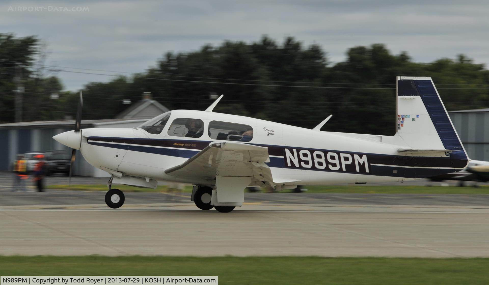 N989PM, Mooney M20J 201 C/N 24-3113, Airventure 2013