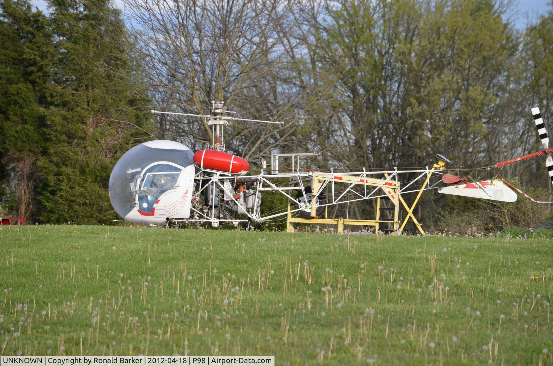 UNKNOWN, Helicopters Various C/N unknown, Helo on pad