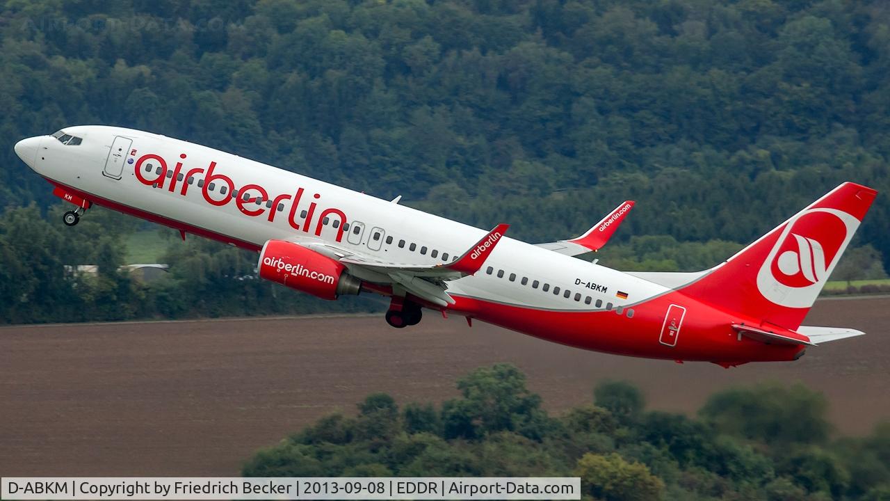 D-ABKM, 2010 Boeing 737-86J C/N 37755, departure to TXL