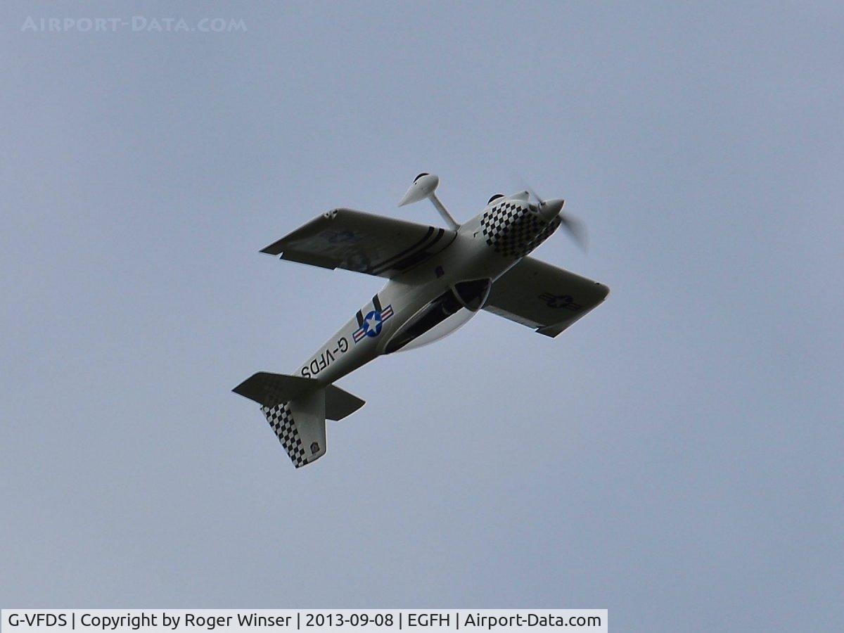 G-VFDS, 2012 Vans RV-8 C/N PFA 303-14637, Solo aerobatics practice over the airport.