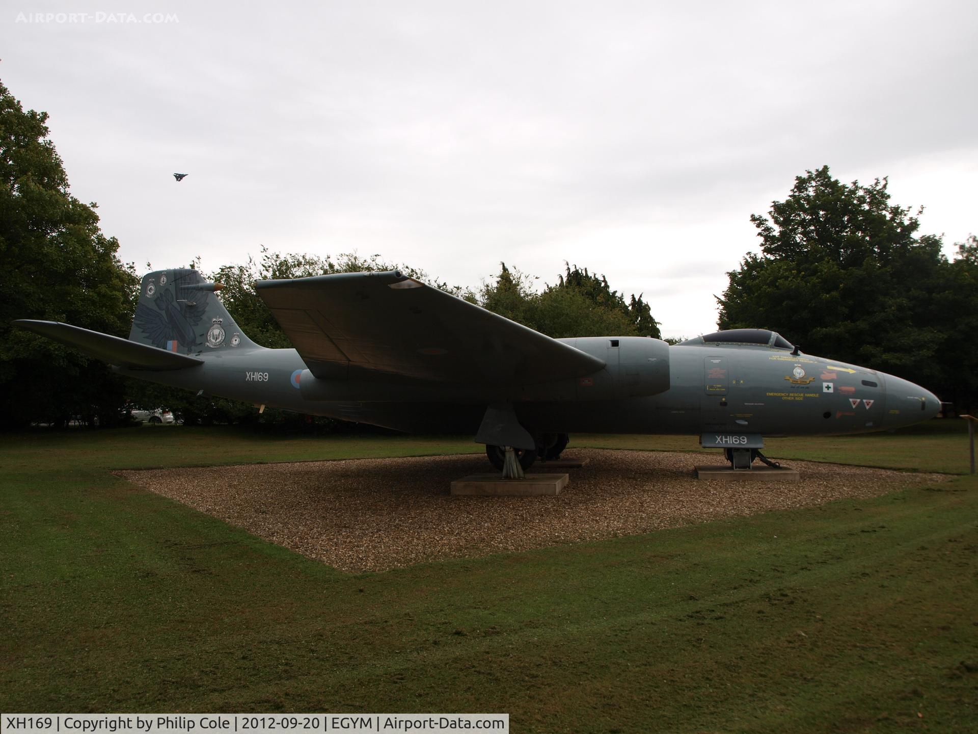 XH169, 1960 English Electric Canberra PR.9 C/N SH1733, Displayed Near Hangers