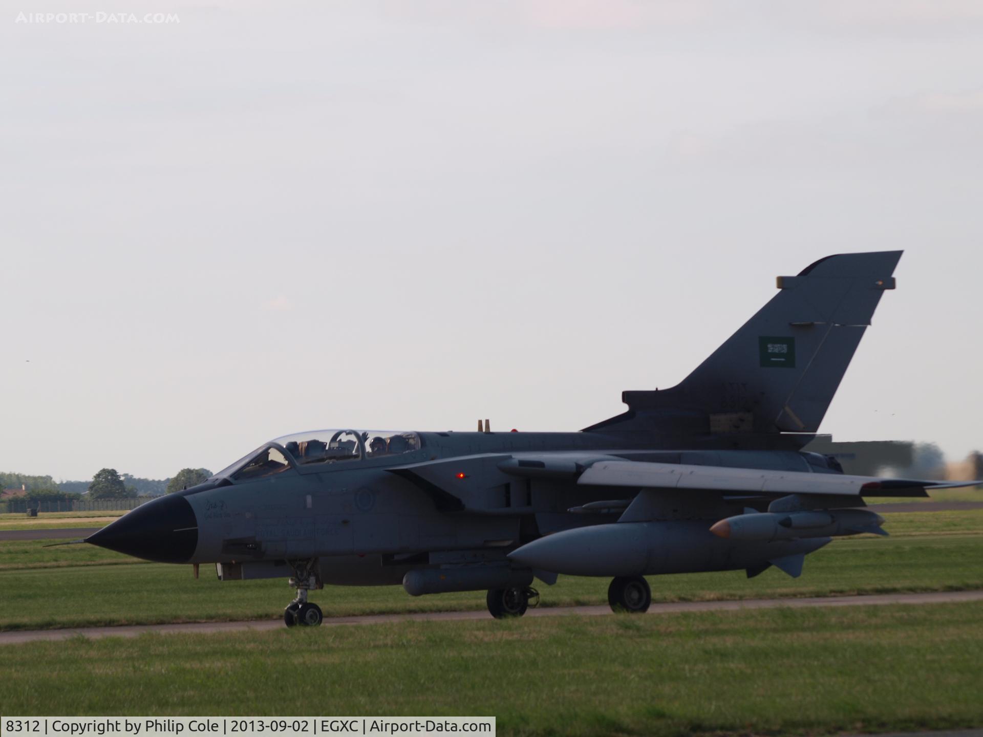 8312, 1998 Panavia Tornado IDS C/N 970/CS065/3511, On Exercise with the RAF
