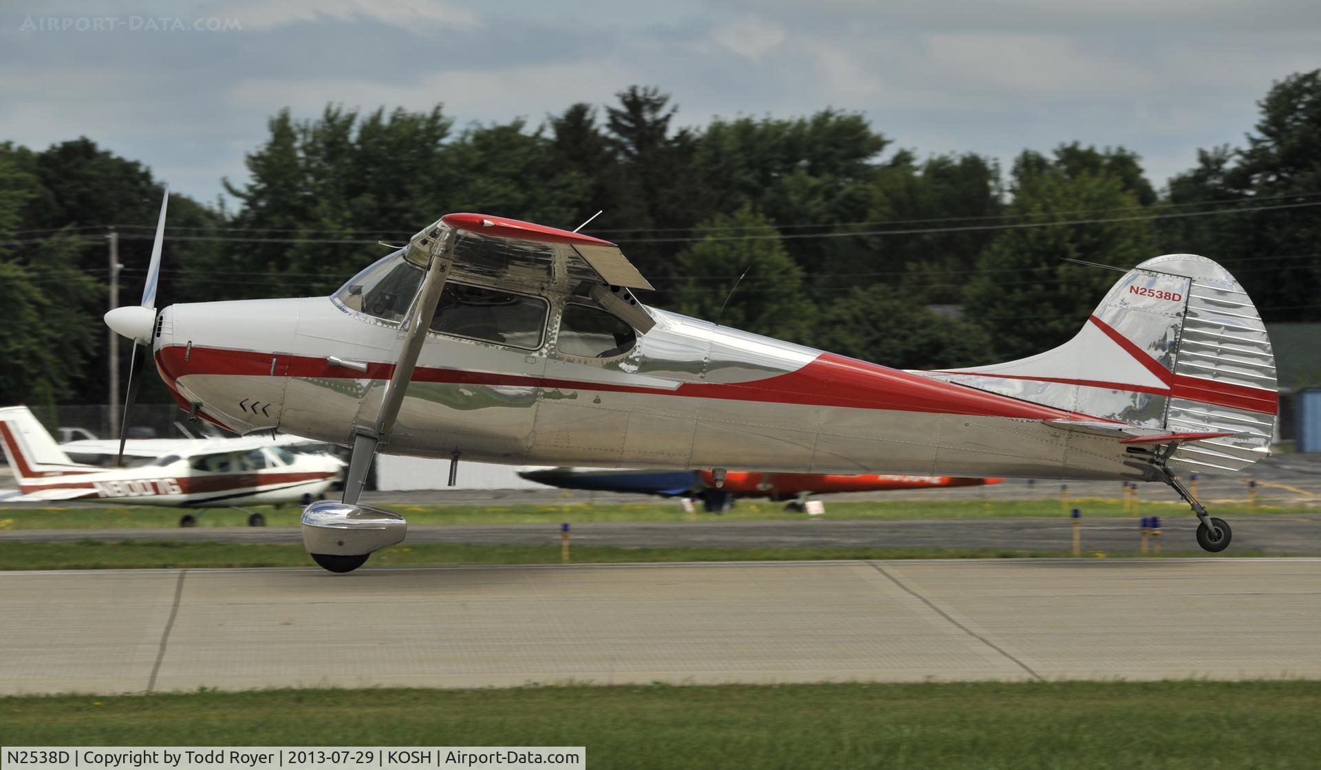 N2538D, 1952 Cessna 170B C/N 20690, Airventure 2013