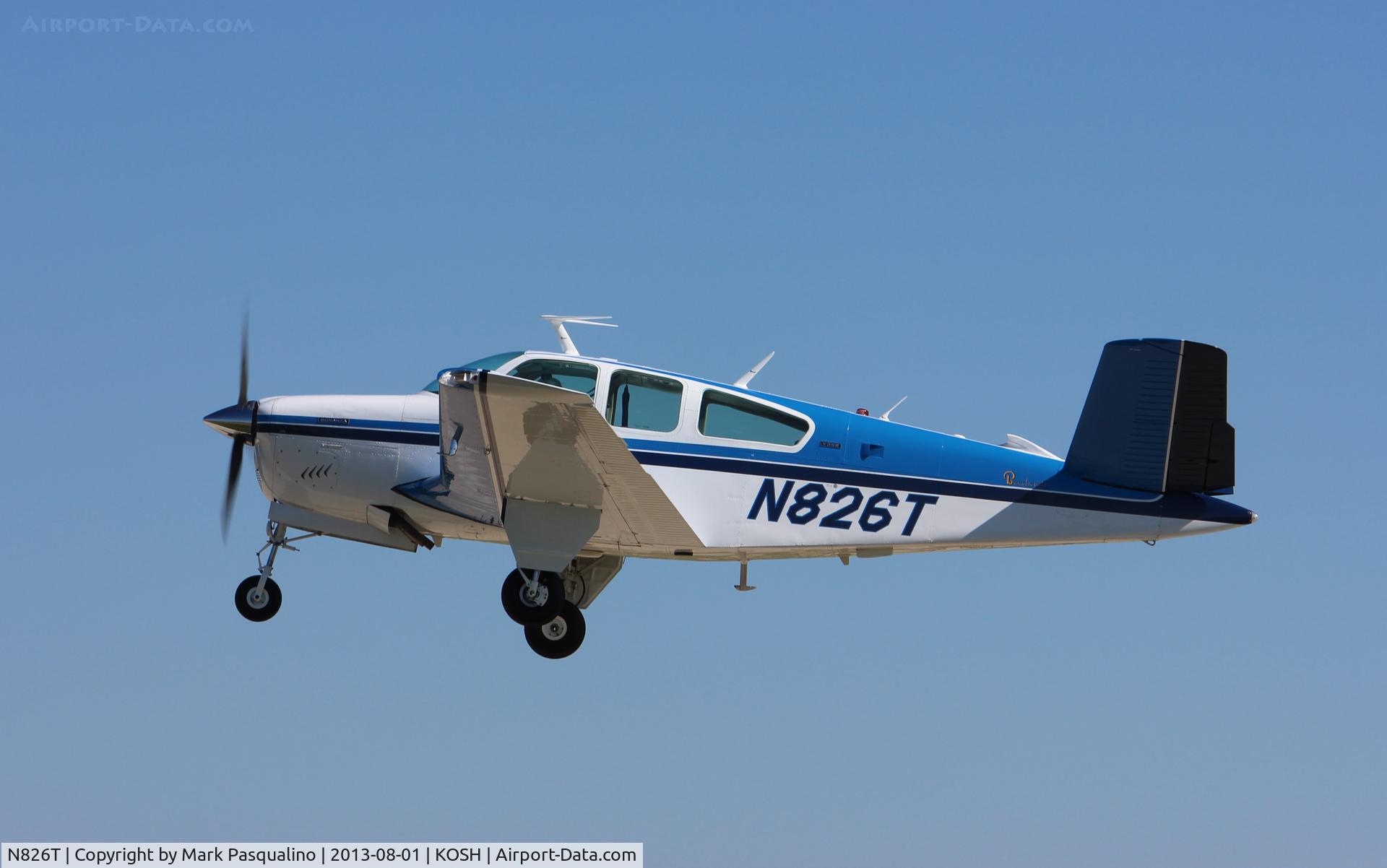 N826T, 1973 Beech V35B Bonanza C/N D-9518, Beech V35B