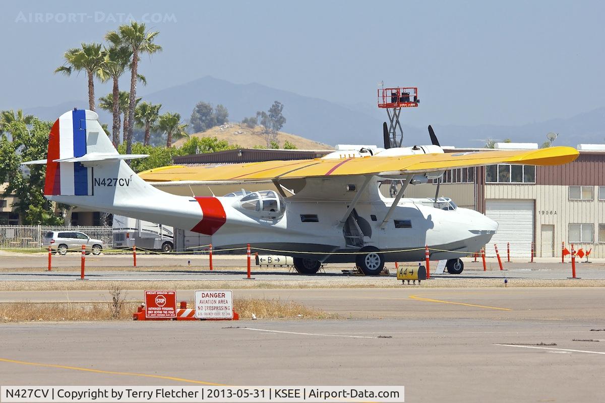 N427CV, 1943 Consolidated (Canadian Vickers) PBV-1A Canso A C/N 427, At Gillespie Field San Diego