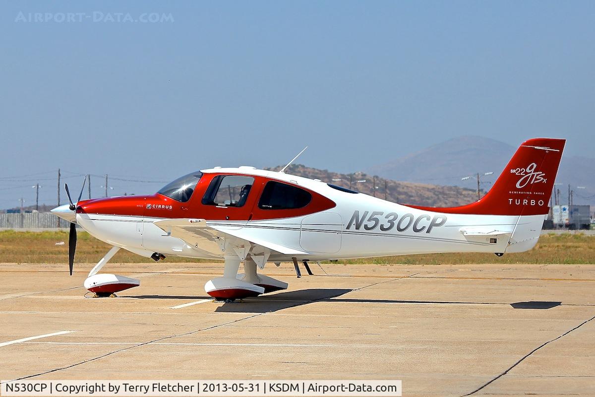 N530CP, 2008 Cirrus SR22 G3 GTS C/N 3030, At Brown Field Municipal Airport, San Diego, California