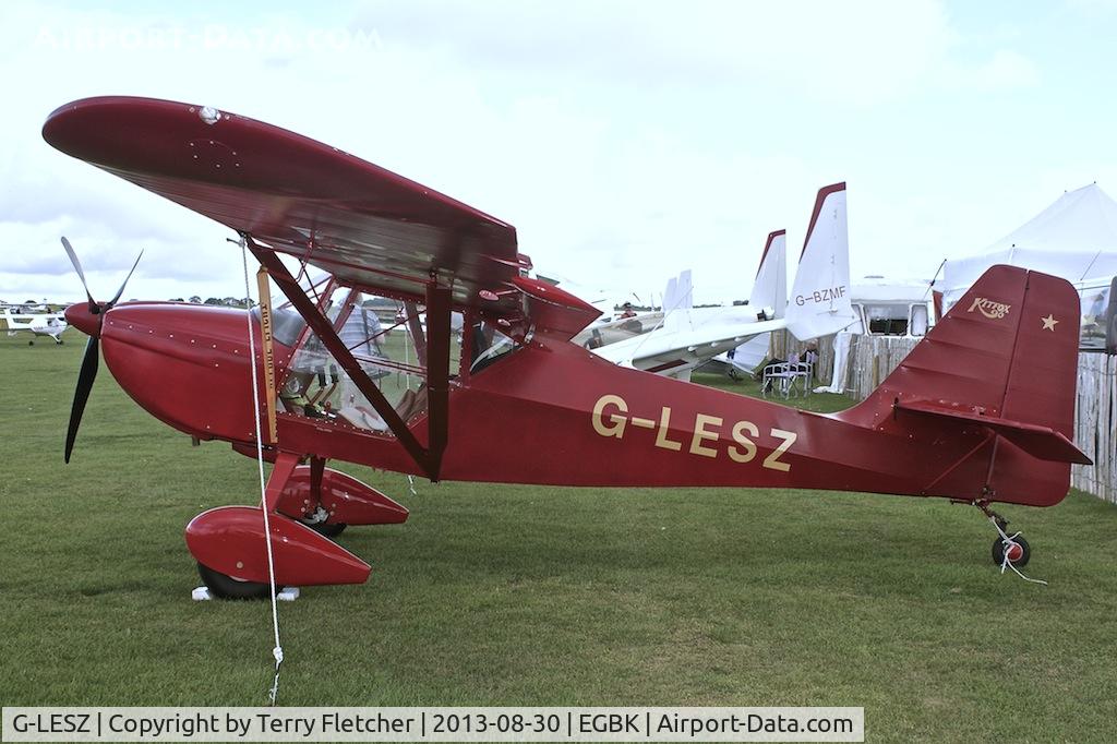 G-LESZ, 2003 Skystar Kitfox Series 5 C/N PFA 172C-12822, At 2013 LAA Rally at Sywell UK