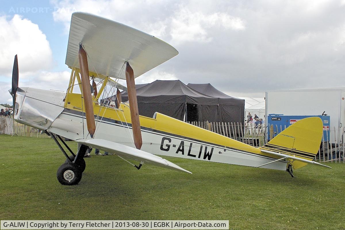 G-ALIW, 1938 De Havilland DH-82A Tiger Moth II C/N 82901, At 2013 LAA Rally at Sywell UK