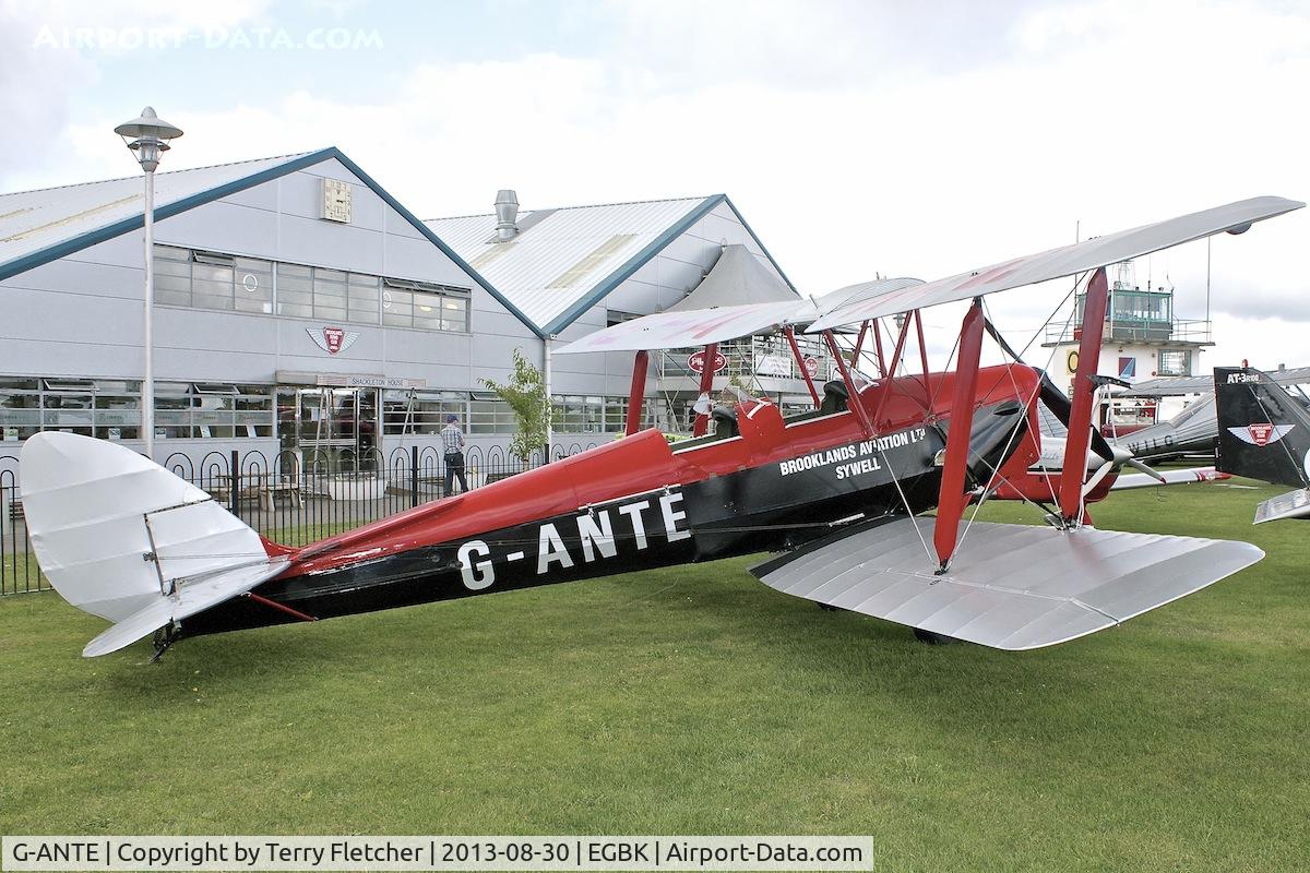 G-ANTE, 1941 De Havilland DH-82A Tiger Moth II C/N 84891, At 2013 LAA Rally at Sywell UK