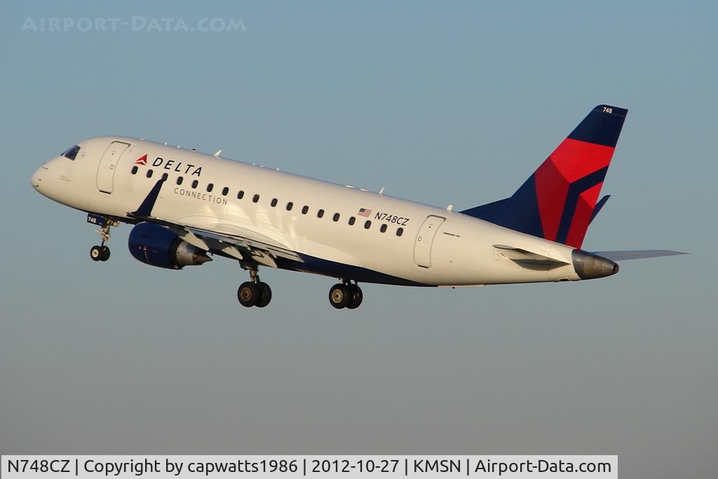 N748CZ, 2007 Embraer 170LR (ERJ-170-100LR) C/N 17000191, E170 @ MSN