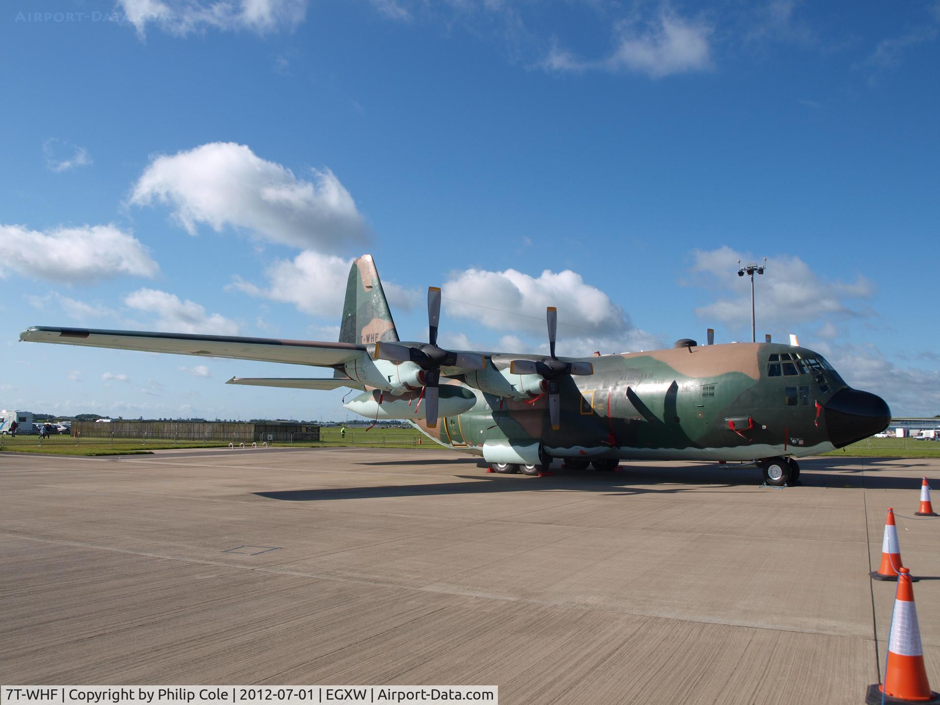 7T-WHF, 1982 Lockheed C-130H-30 Hercules C/N 382-4934, Waddington Show 2012