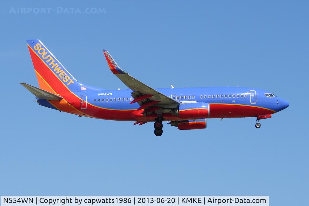 N554WN, 2002 Boeing 737-7BX C/N 30746, SWA 737 @ MKE