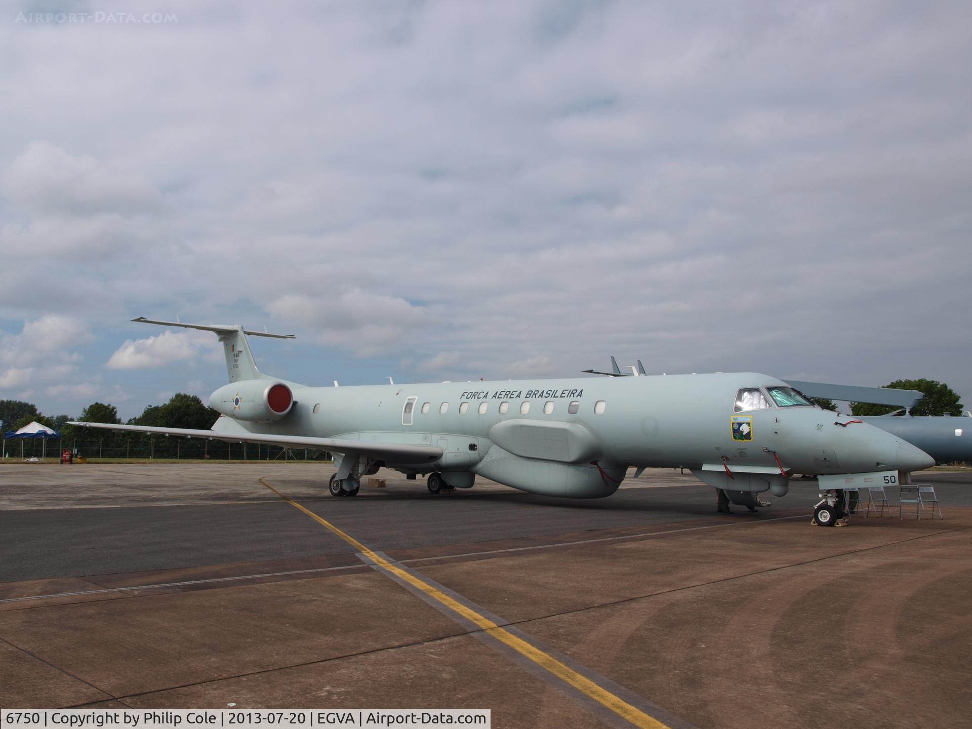 6750, 1999 Embraer R-99B (EMB-145RS) C/N 145140, RIAT 2013