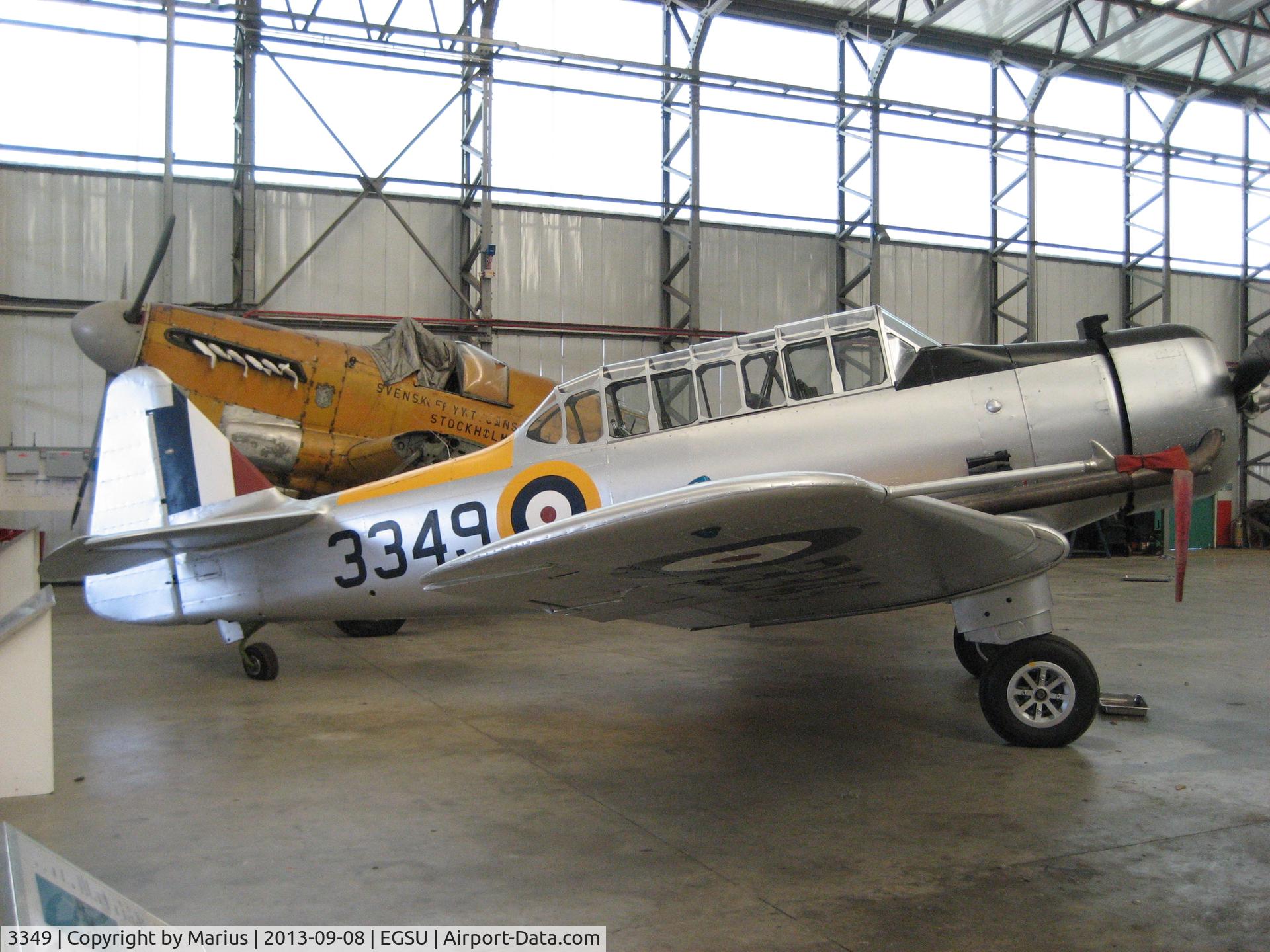 3349, 1939 North American NA-64 Yale C/N 64-2171, Showed in the Imperial War Museum of Duxford