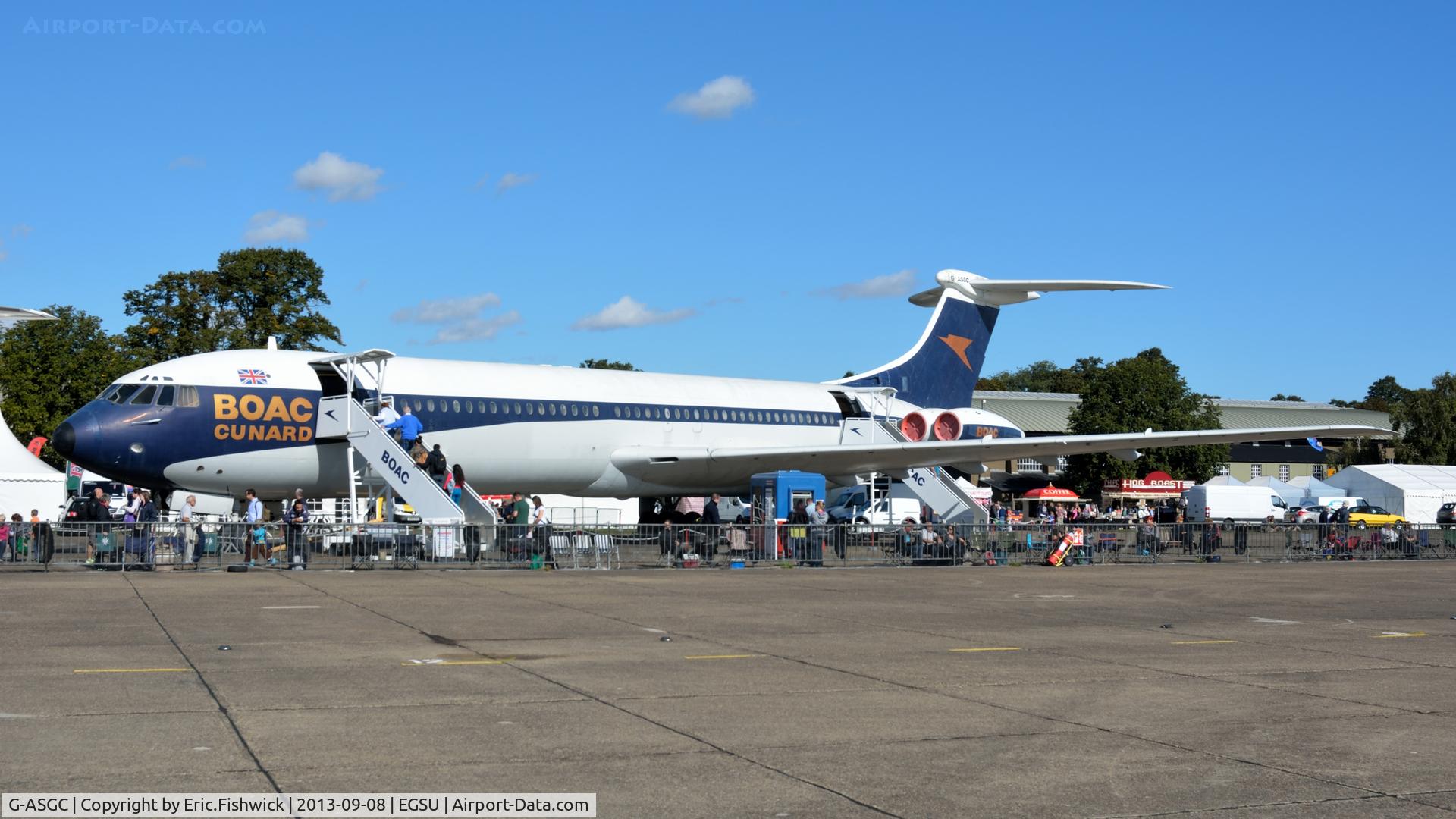 G-ASGC, 1965 BAC Super VC10 Srs 1151 C/N 853, G-ASGC - still the centre of attention at The Duxford Air Show, Sept. 2013.