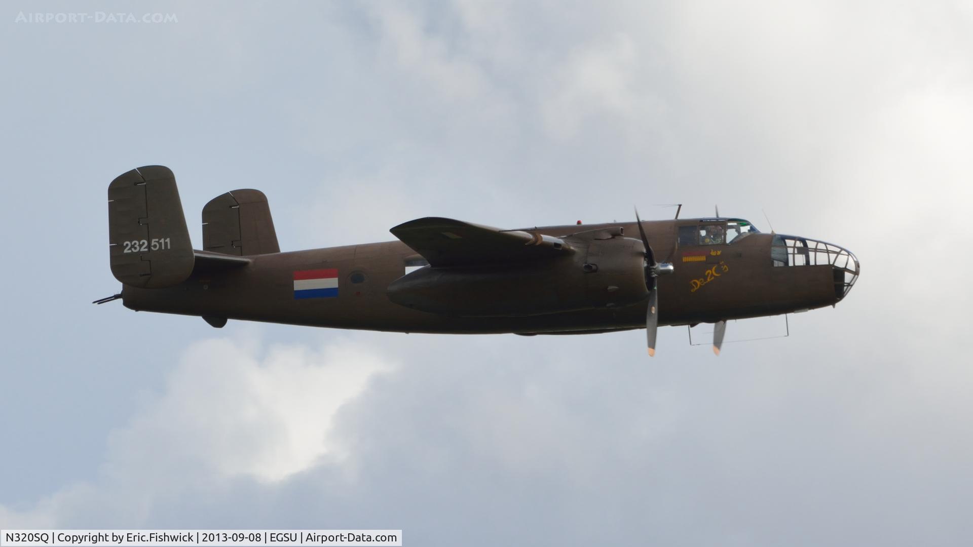 N320SQ, 1944 North American B-25N Mitchell C/N 108-32782, 42. N320SQ at The Duxford Air Show, Sept. 2013.