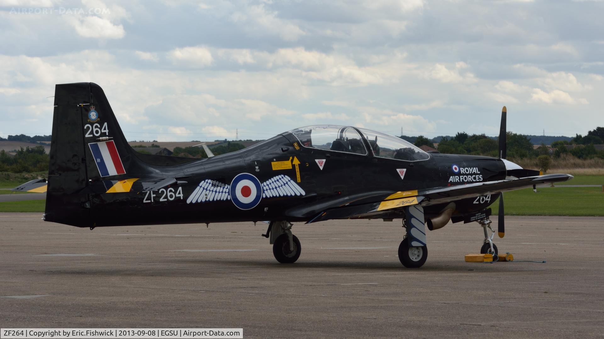 ZF264, 1990 Short S-312 Tucano T1 C/N S053/T48, 2. ZF264 at The Duxford Air Show, Sept. 2013.