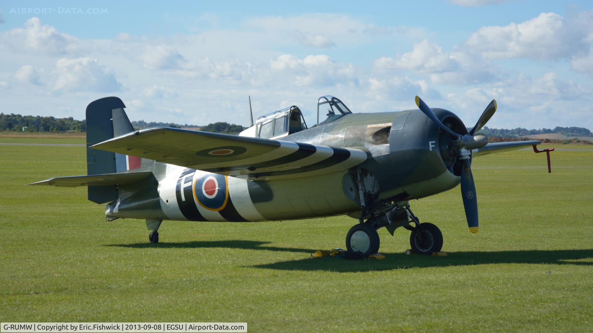 G-RUMW, 1944 General Motors (Grumman) FM-2 Wildcat C/N 5765, 3. G-RUMW at The Duxford Air Show, Sept. 2013.