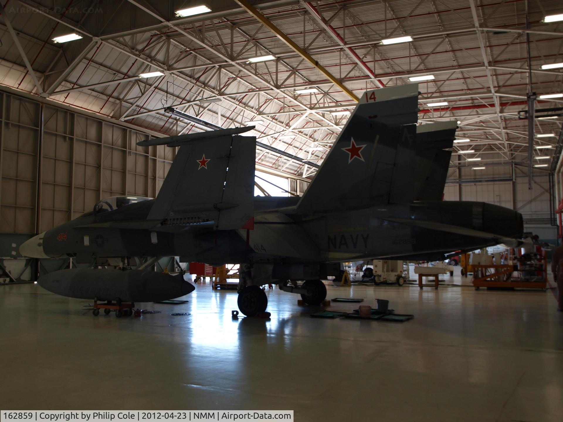 162859, McDonnell Douglas F/A-18A Hornet C/N 0393/A327, In For Repair