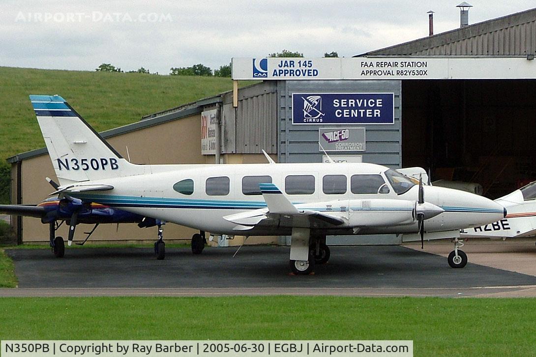 N350PB, 1982 Piper PA-31-350 Chieftain C/N 31-8252028, Piper PA-31-350 Navajo Chieftain [31-8252028] Staverton~G 30/06/2005
