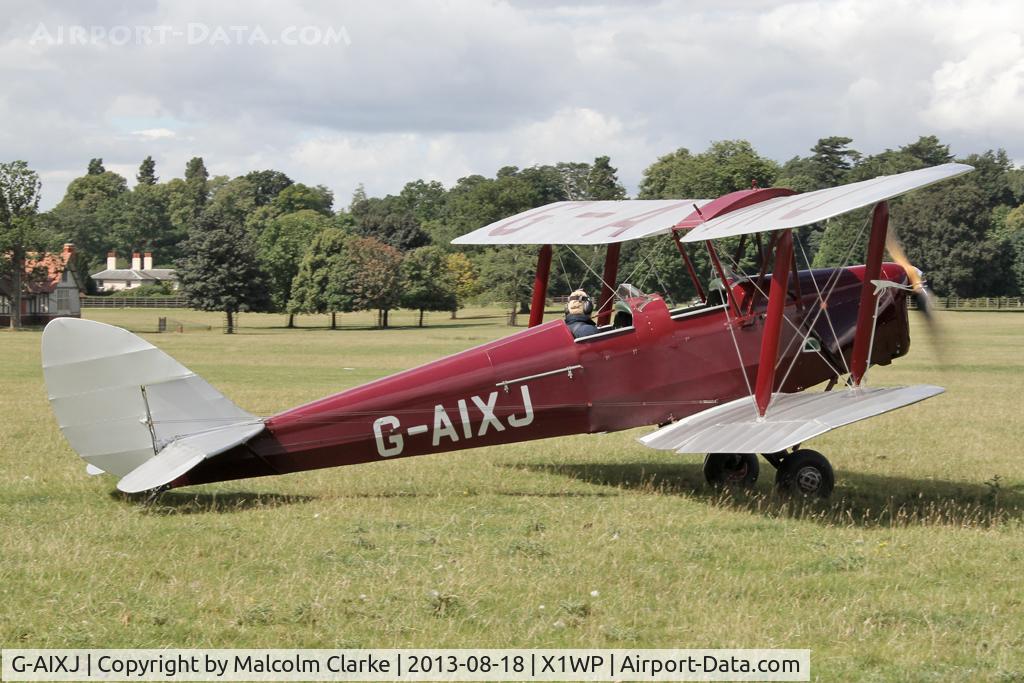 G-AIXJ, 1942 De Havilland DH-82A Tiger Moth II C/N 85434, De Havilland DH-82A Tiger Moth II at The De Havilland Moth Club's 28th International Moth Rally at Woburn Abbey. August 2013.