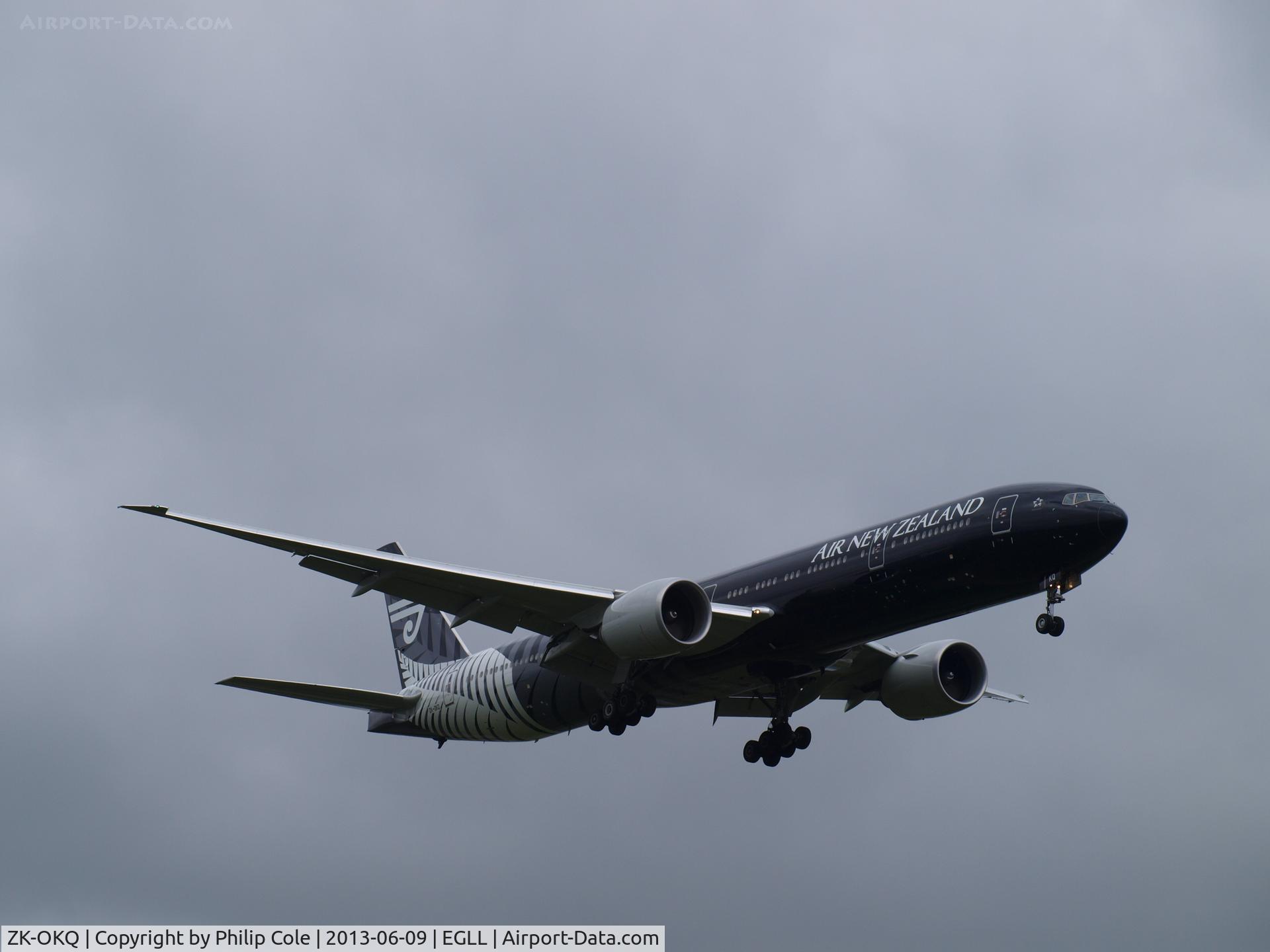 ZK-OKQ, 2011 Boeing 777-306/ER C/N 40689, Air New Zealand