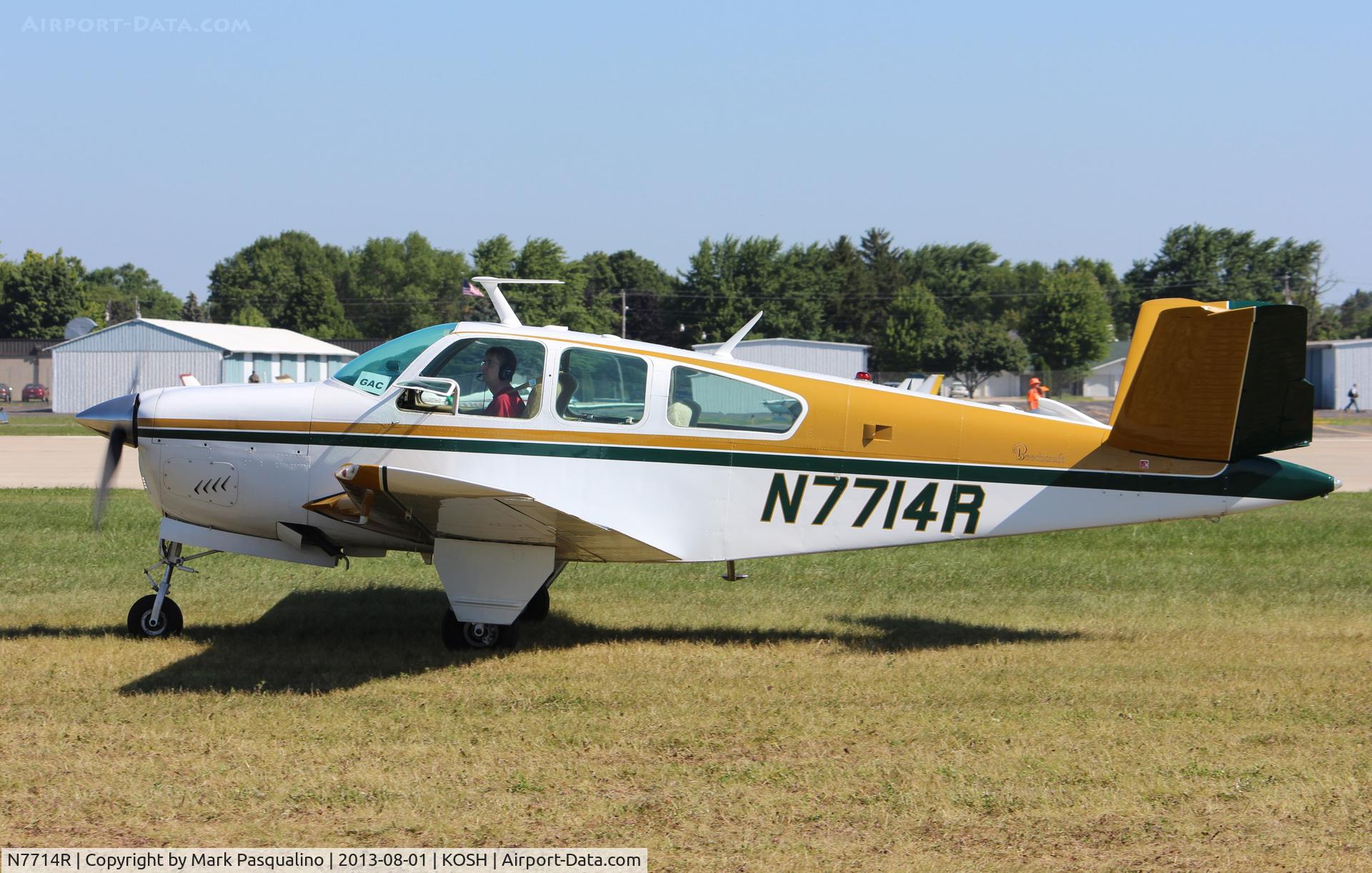 N7714R, 1969 Beech V35A Bonanza C/N D-8956, Beech V35A