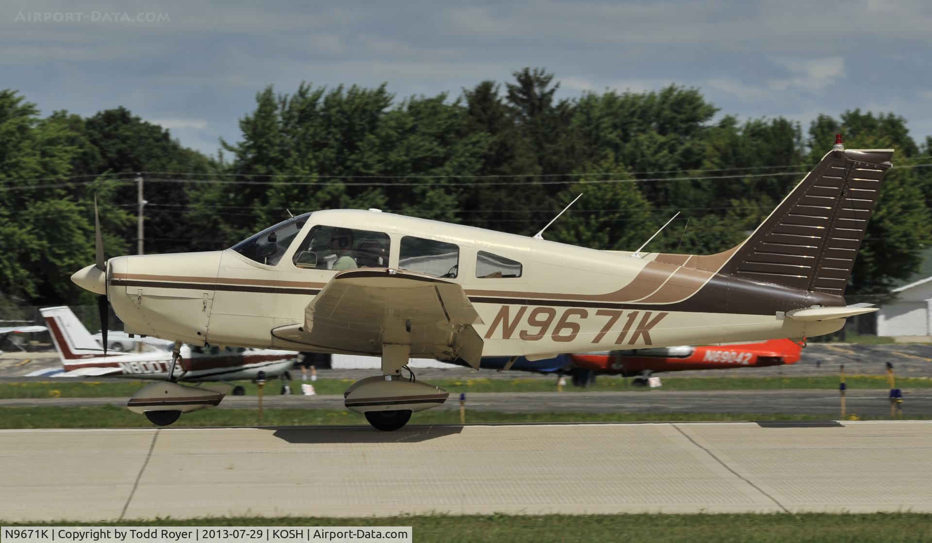 N9671K, 1976 Piper PA-28-151 C/N 28-7615226, Airventure 2013