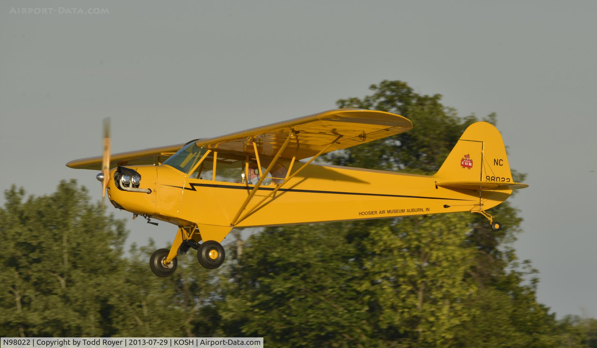 N98022, 1946 Piper J3C-85 C/N 18165, Airventure 2013