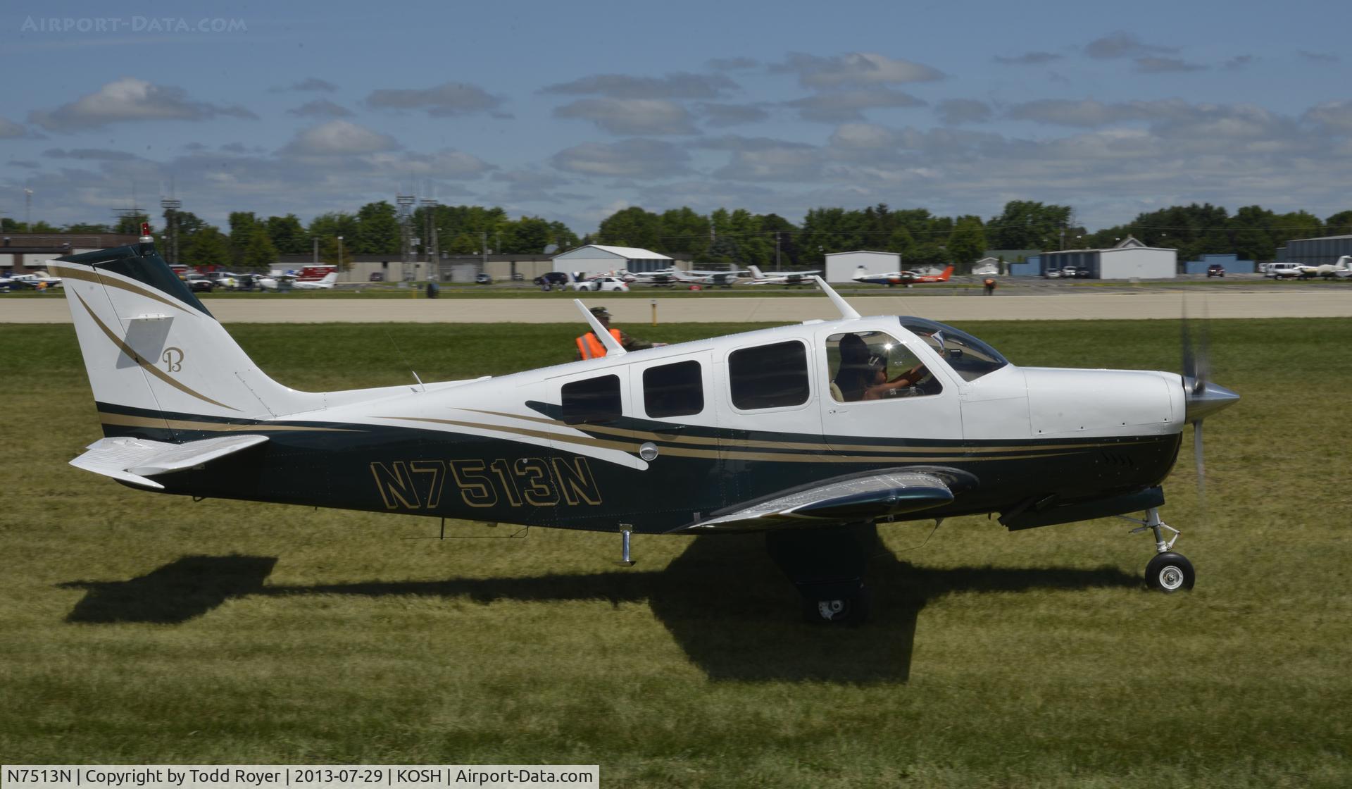 N7513N, 1968 Beech 36 Bonanza C/N E-47, Airventure 2013