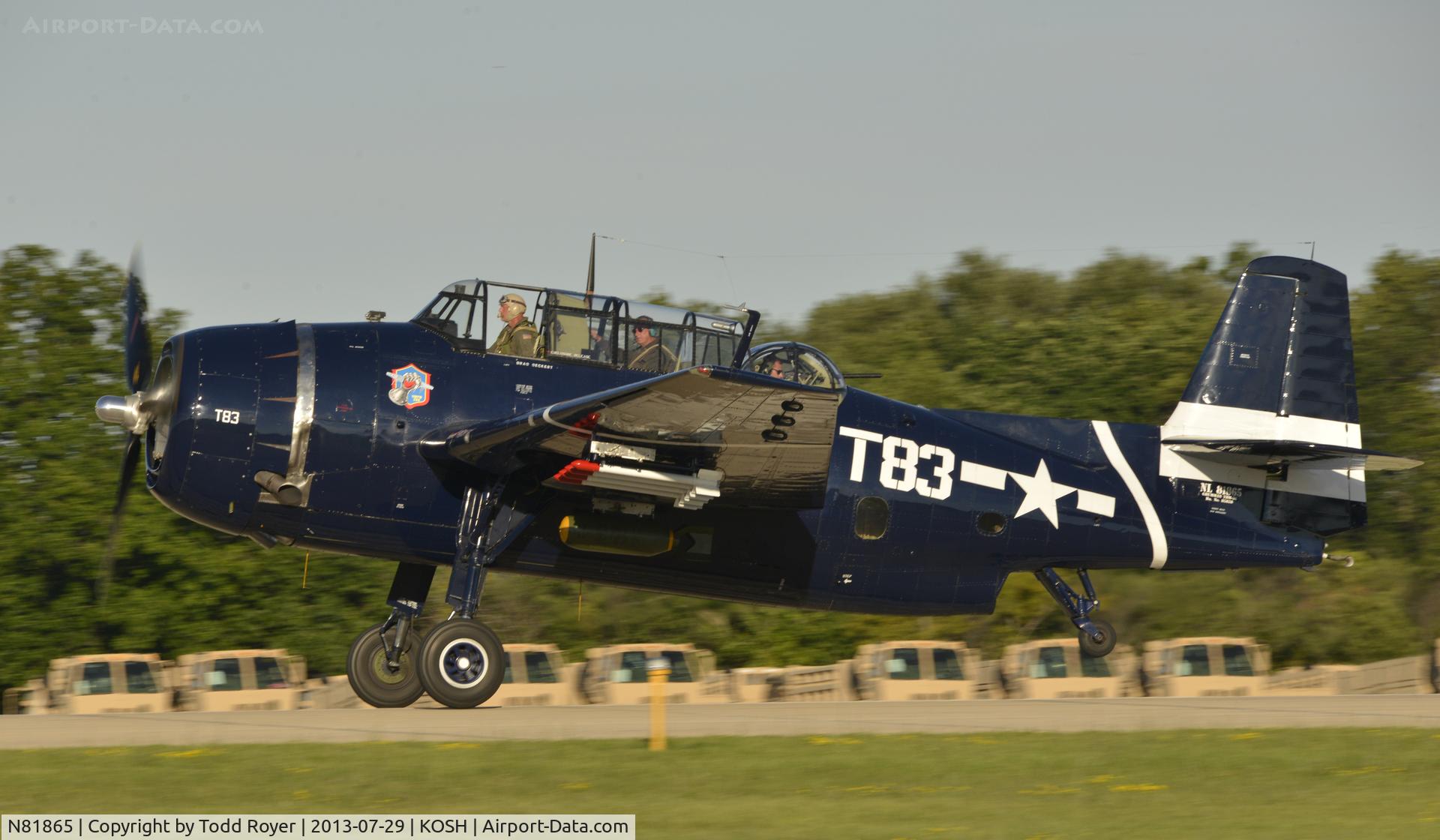 N81865, 1945 Grumman TBM-3E Avenger C/N 5632, Airventure 2013