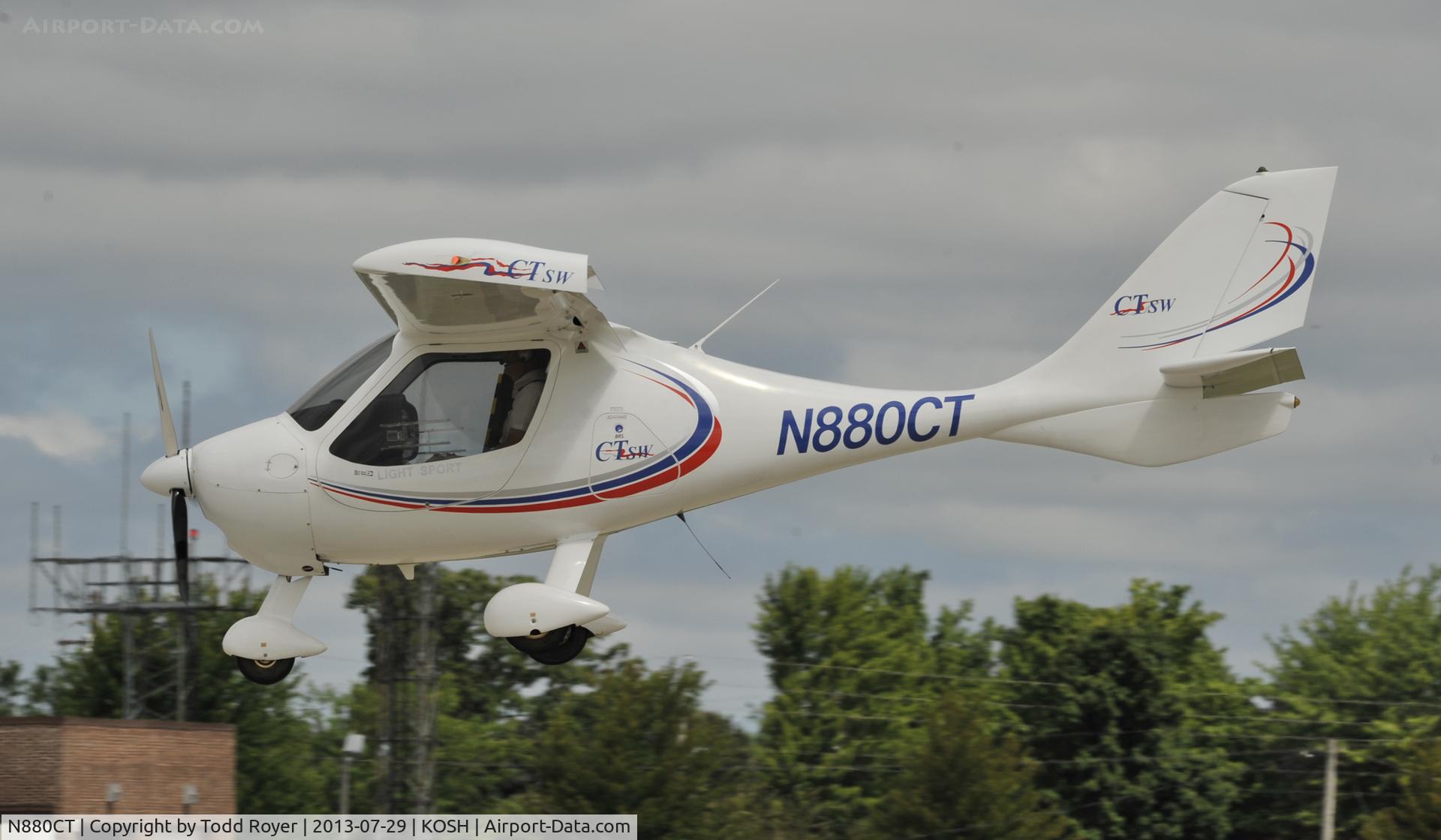 N880CT, 2007 Flight Design CTSW C/N 07-06-08, Airventure 2013
