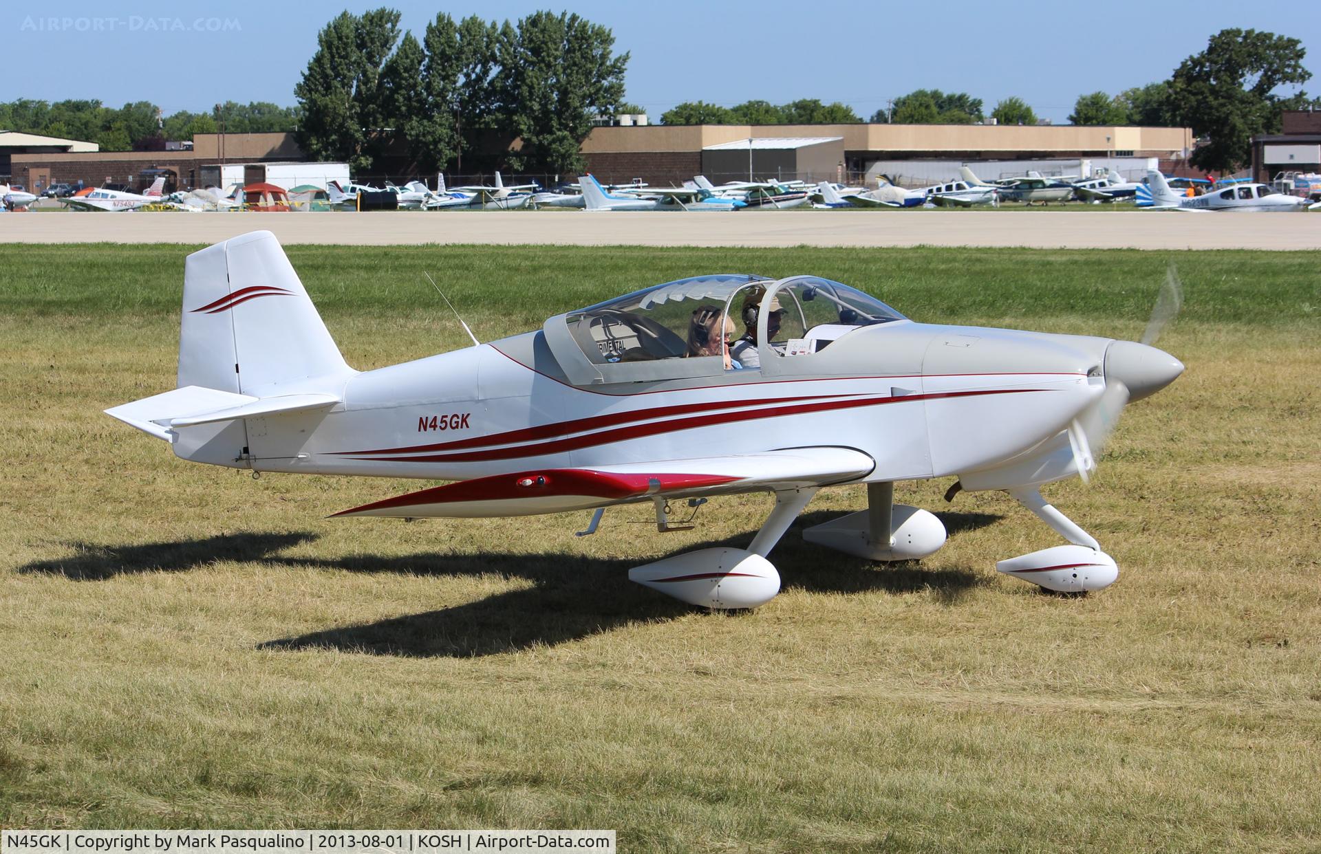 N45GK, 2001 Vans RV-6A C/N 24104, Vans RV-6A