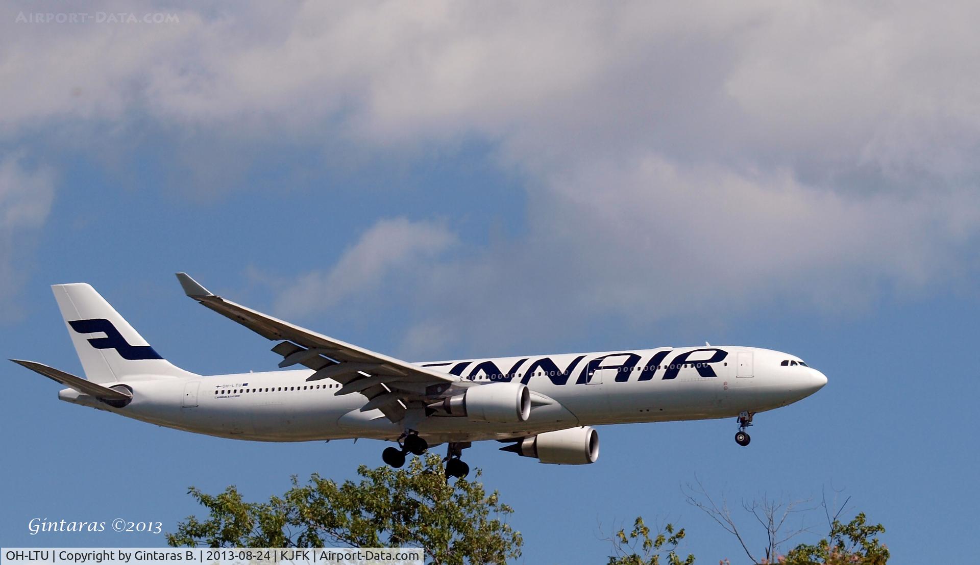 OH-LTU, 2010 Airbus A330-302X C/N 1173, Going to a landing on 22L @ JFK