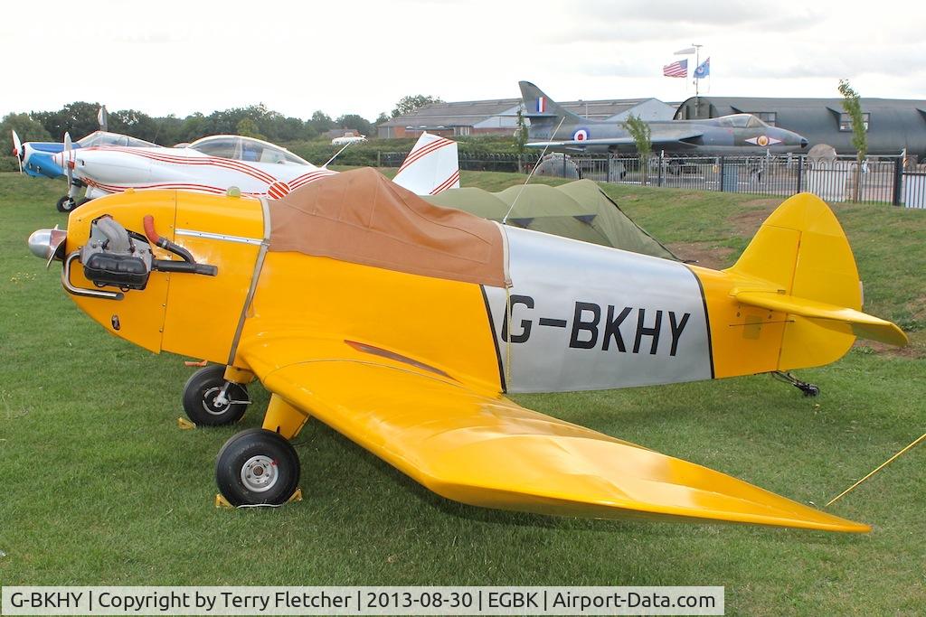 G-BKHY, 1991 Taylor Monoplane U/L C/N PFA 1416, Attended the 2013 Light Aircraft Association Rally at Sywell in the UK